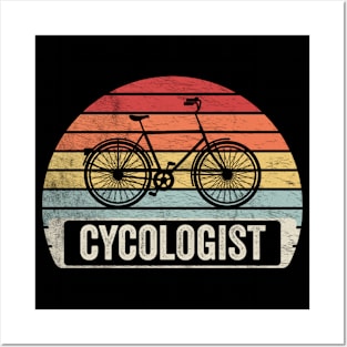 Cycologist Funny Bicycle Cycling Bike Rider Cyclist Bicycle Lover Biking Biker Gift Posters and Art